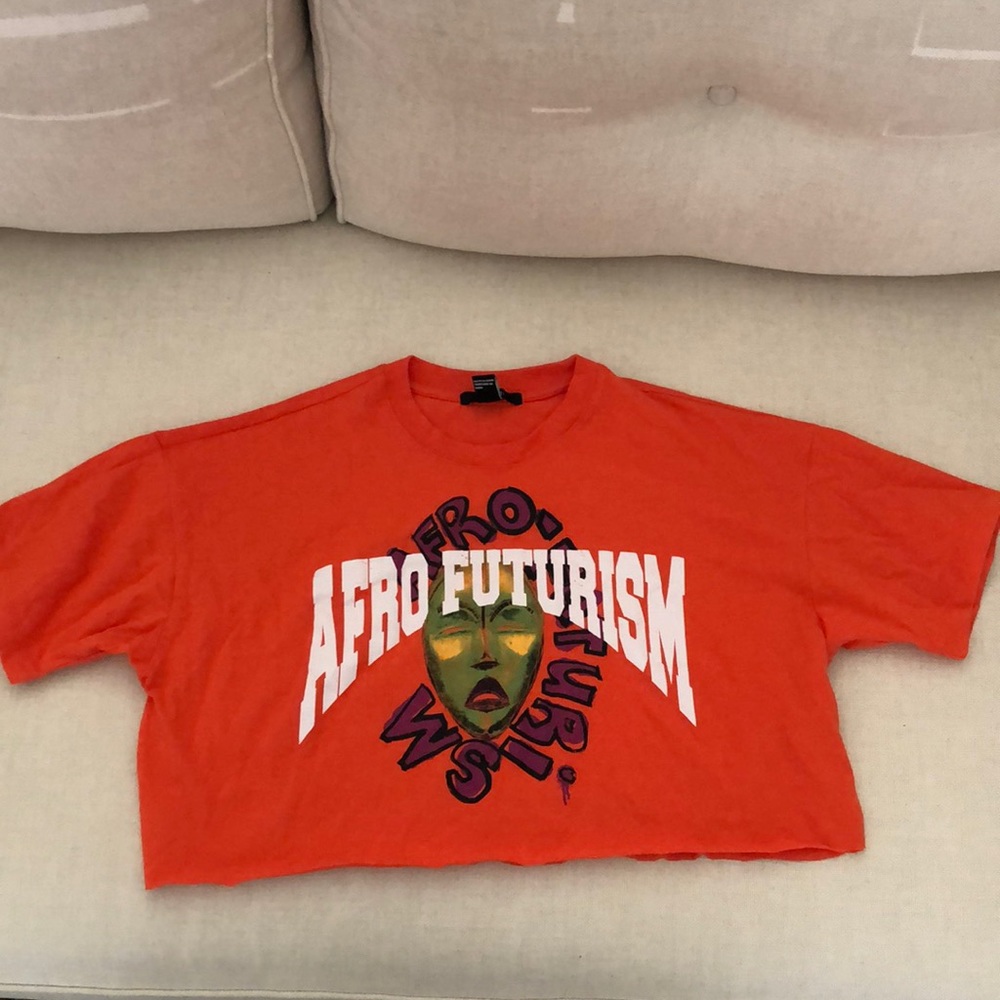 Orange Crop Top